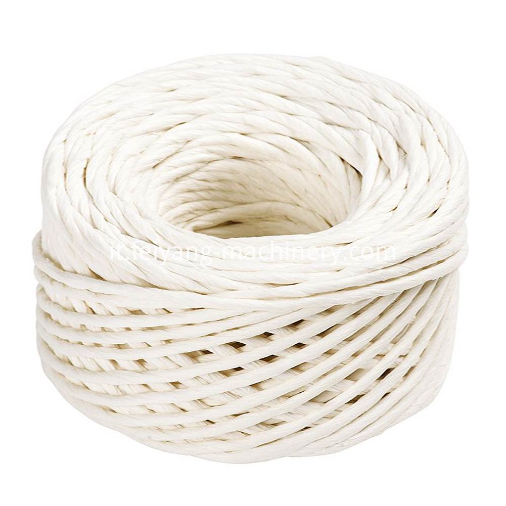 Cavo di carta ritorto di colore bianco White Color Twisted Paper Cord